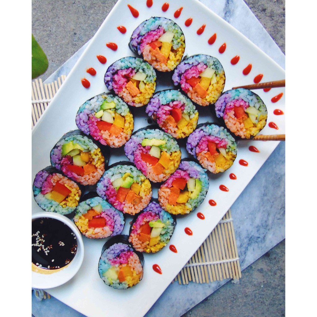 MÀNH TRE CUỐN KIMBAP, SUSHI NHẬT BẢN