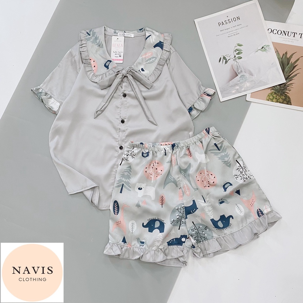 [XẢ KHO] Pijama Lụa Đùi Mẫu Hot 2022 | BigBuy360 - bigbuy360.vn