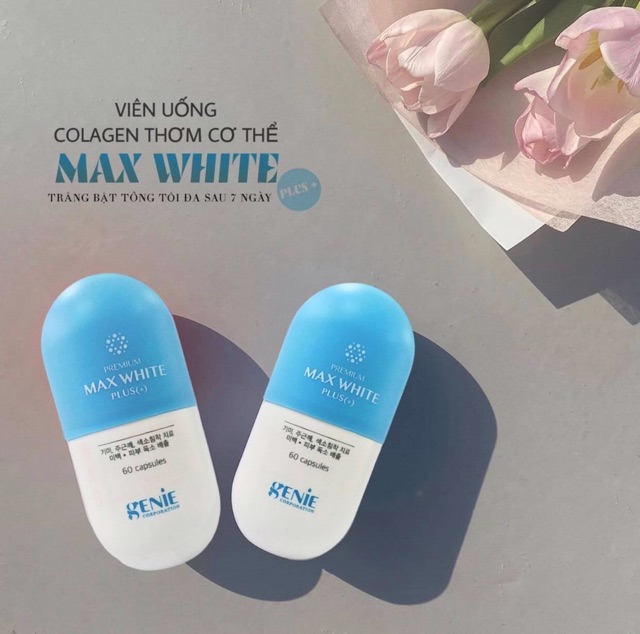 VIÊN UỐNG MAX WHITE PLUS GENIE 2020 | BigBuy360 - bigbuy360.vn