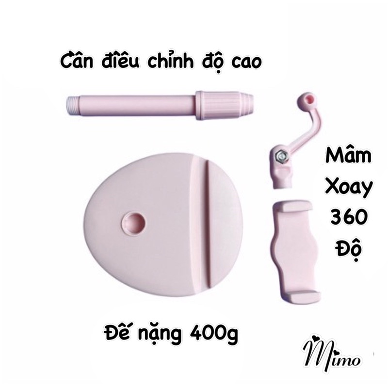 Giá đỡ điện thoại để bàn có thể điều chỉnh cho điện thoại/máy tính bảng dưới 12 inch