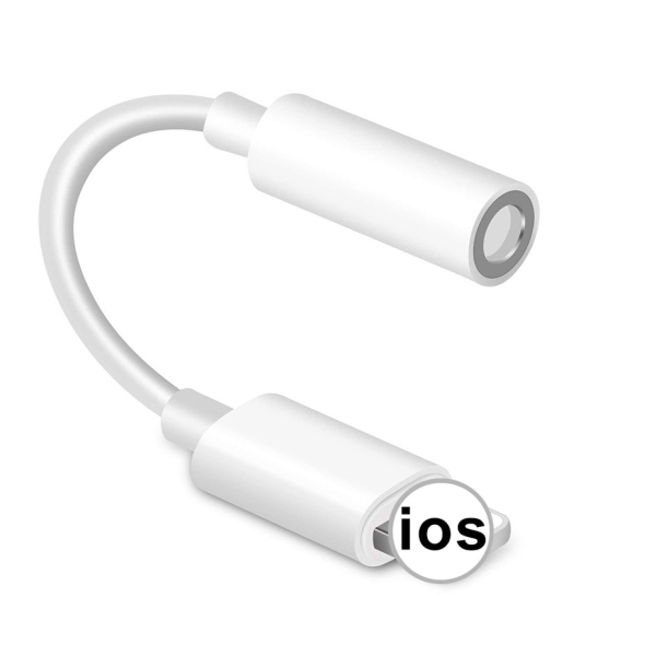 Jack cắm chuyển đổi từ đầu cái sang đầu đực 3.5mm cho tai nghe iPhone 7 8 X