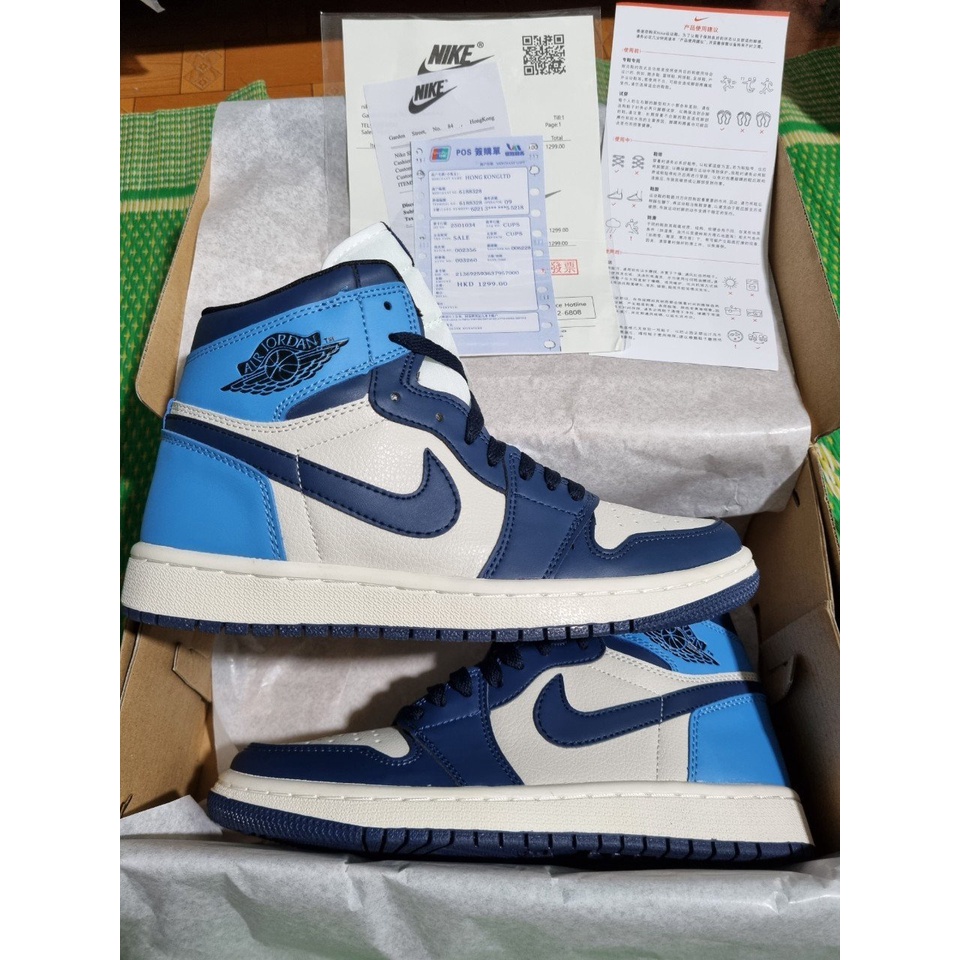 📢 Giày Thể Thao, Giày Sneaker Jordan Cao Cổ Xanh Dương Đậm Hàng Cao Cấp