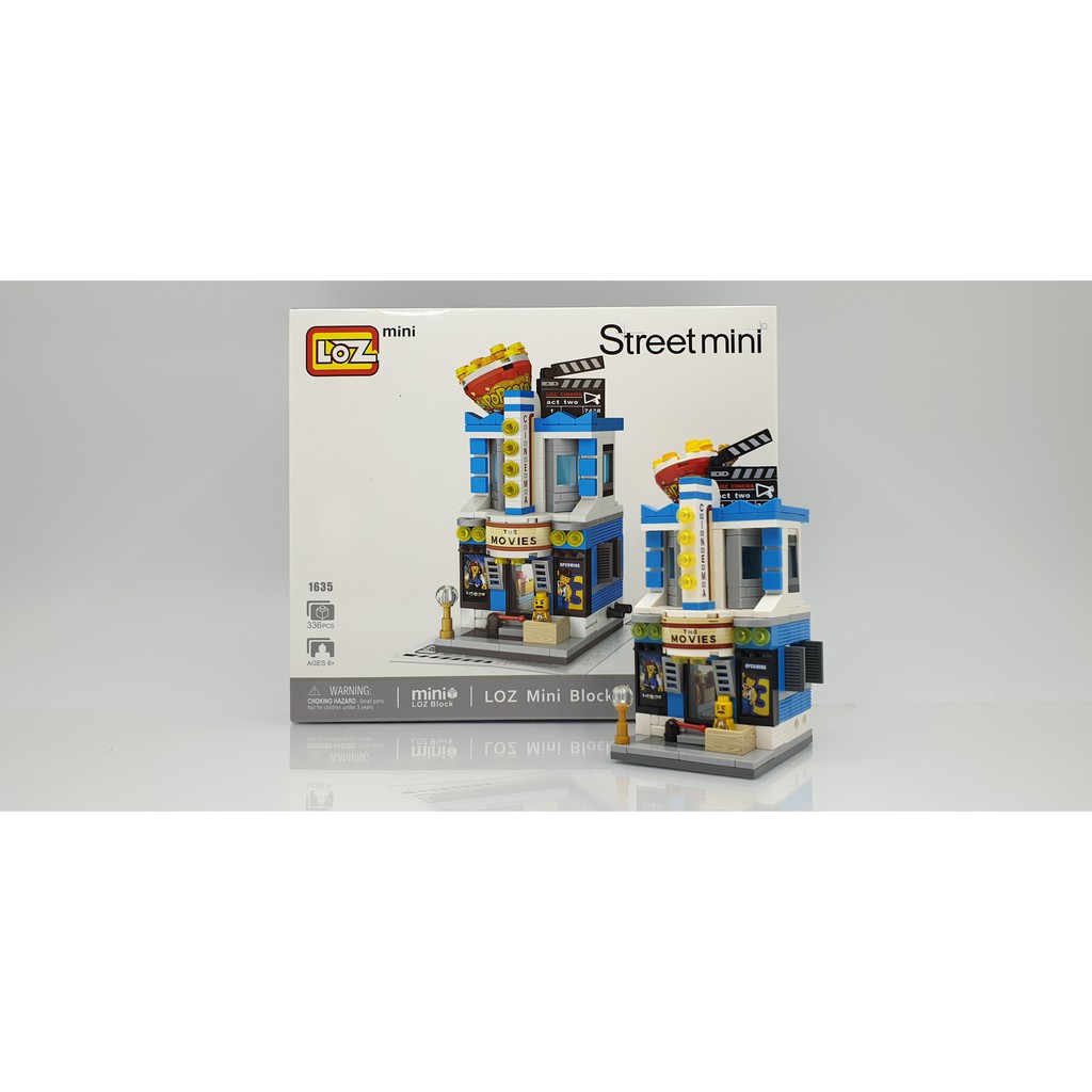 Bộ đồ chơi Lego Building Blocks Street mini (The Movie) 336 miếng LOZ 1635