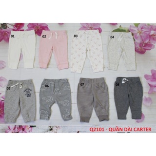 Set 4 Quần Carter dài cho bé sơ sinh (0-5kg)