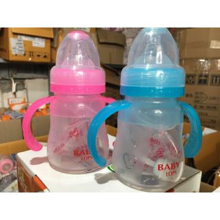 Bình sữa silicone cầm tay Baby Lops 150ml và 250ml có tặng kèm núm thìa và núm ti thay thế
