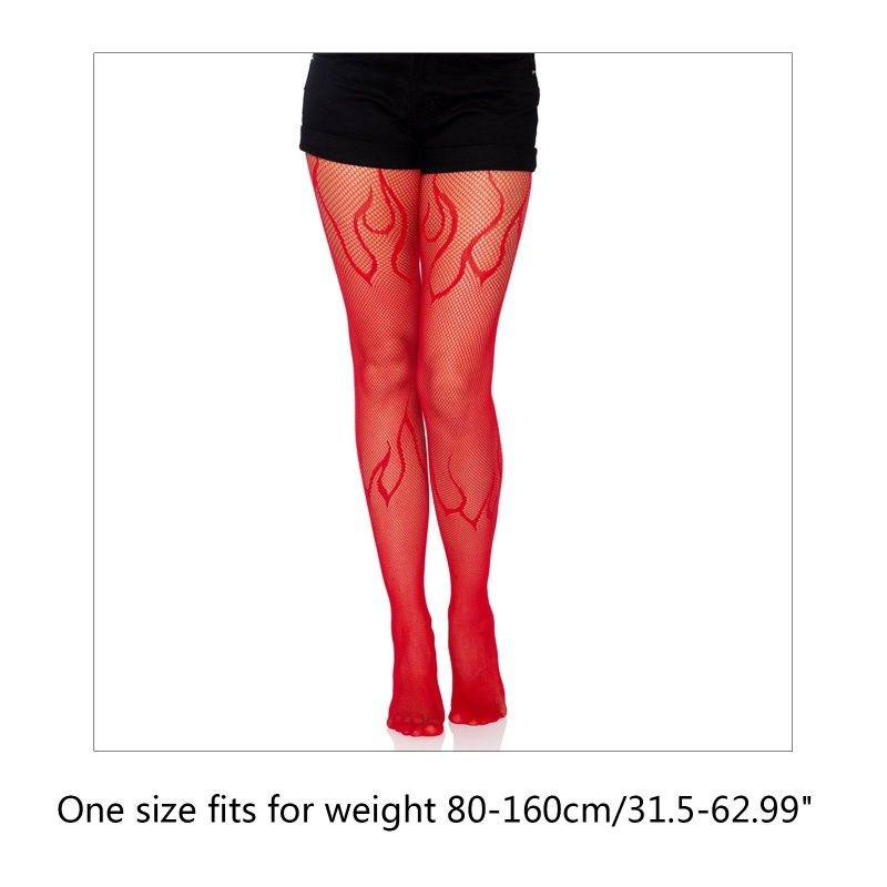 XIXI Quần Tất Lưới Đen Đỏ Quyến Rũ Cho Nữ