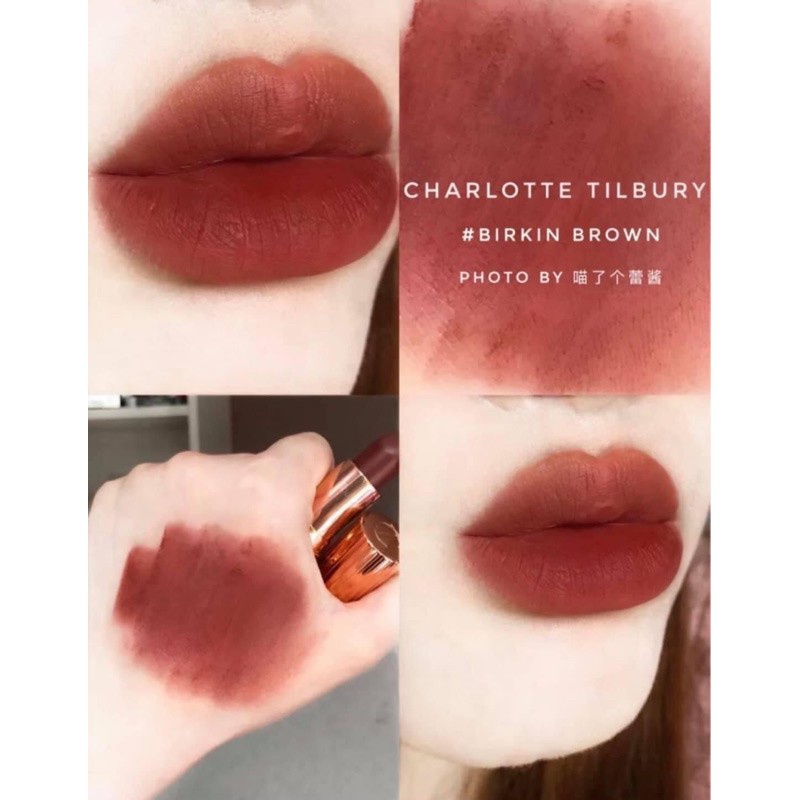 Charlotte Tilbury Birkin Brown - Son Thỏi Matte Revolution 3.5g