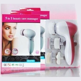 Dụng cụ rửa mặt kiêm massage mặt 5 đầu