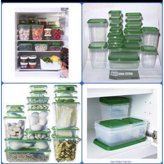 Sale- bộ hộp đựng thức ăn trong tủ lạnh 17 chi tiết