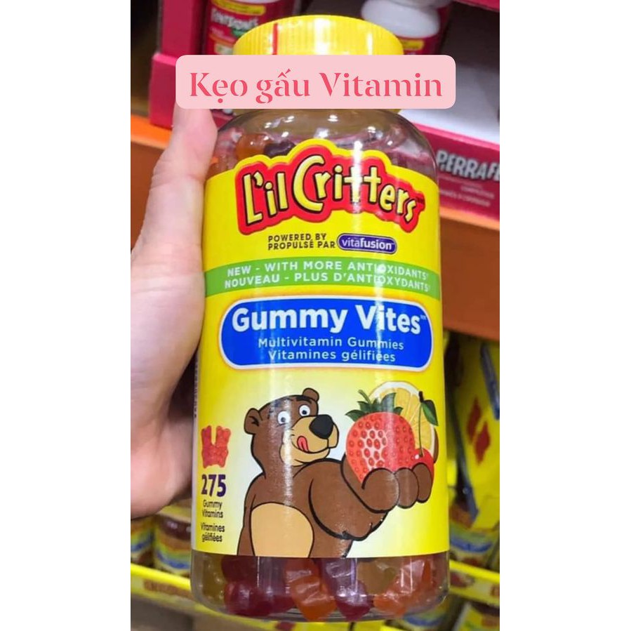 Kẹo Dẻo Bổ Sung Vitamin Gấu Lil'Critter Gummy Vites Multivitamin Complete Cho Trẻ Từ 2 Tuổi 275 Viên