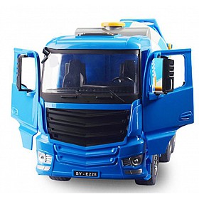 Xe trộn bê tông xoay bồn mở cửa bằng tay giá rẻ