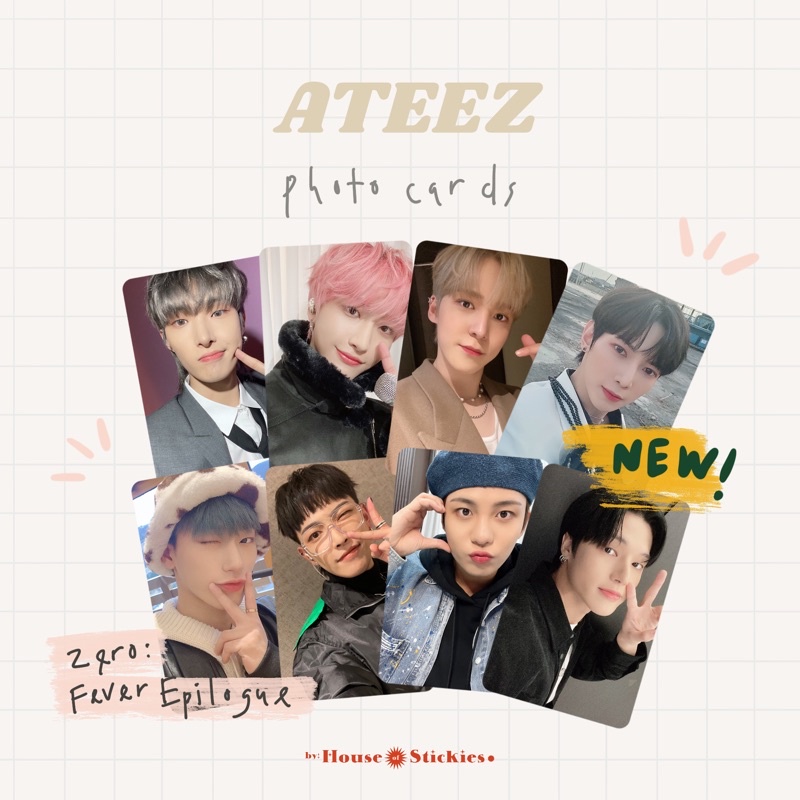 Bộ Thẻ Ảnh Nhóm Nhạc Ateez Zero: Epilogue Era