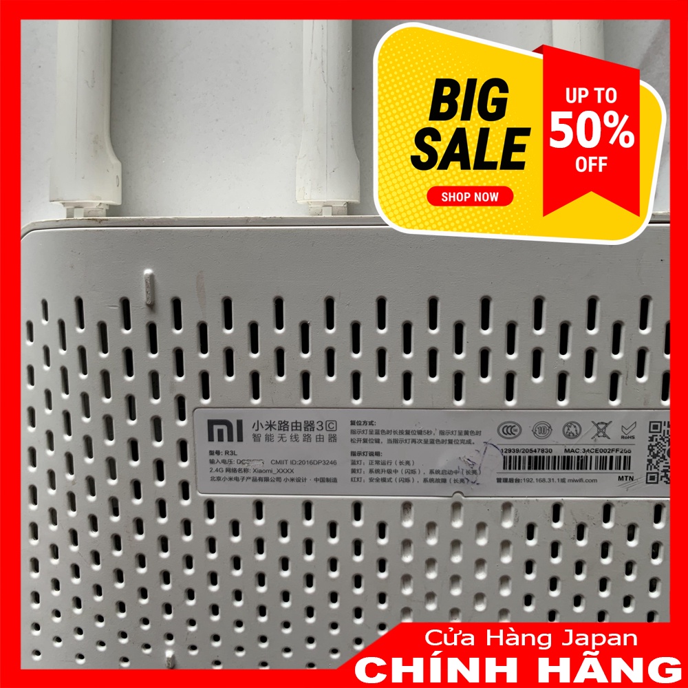 Bộ phát router wifi Xiaomi Gen 3 băng tần kép 5G & 2.4G giao diện tiếng Việt Padavan, rom Openwrt