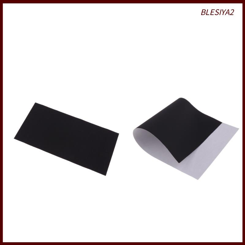 Set 2 miếng dán vá quần áo màu đen