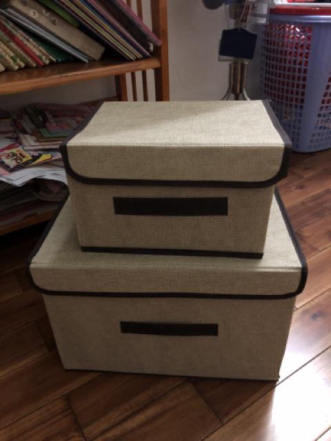 Hộp Vải Đựng Đồ Hộp Đựng Quần Áo Vải Đa Năng Tiện Lợi Hàng Loại 1