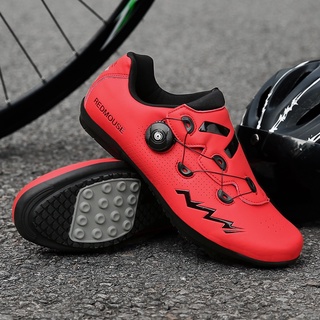 Đen giày đi xe đạp không có khóa giày xe đạp nam nữ không cleats xe đạp đường trường giày xe đạp mtb giày giày không trượt đế cao su giày chuyên nghiệp bàn đạp xe đạp cỡ giày 36-47