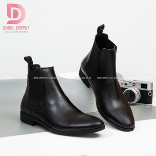 Giày Nam Chelsea Boots Da bò Cao Cấp Không Nhăn Phong Cách Lịch Lãm sản xuất 2022