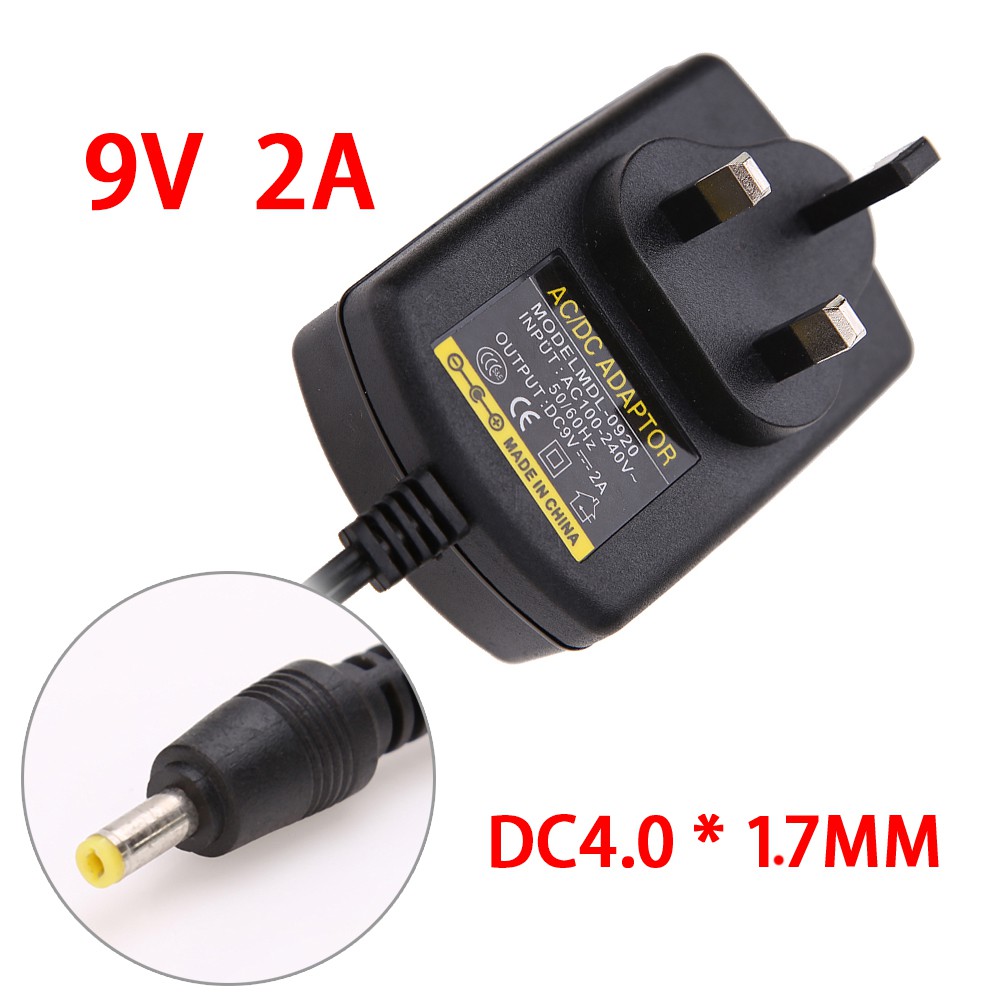 Cáp sạc chuyển đổi từ AC sang DC 4.0mmx1.7mm 9V 2A