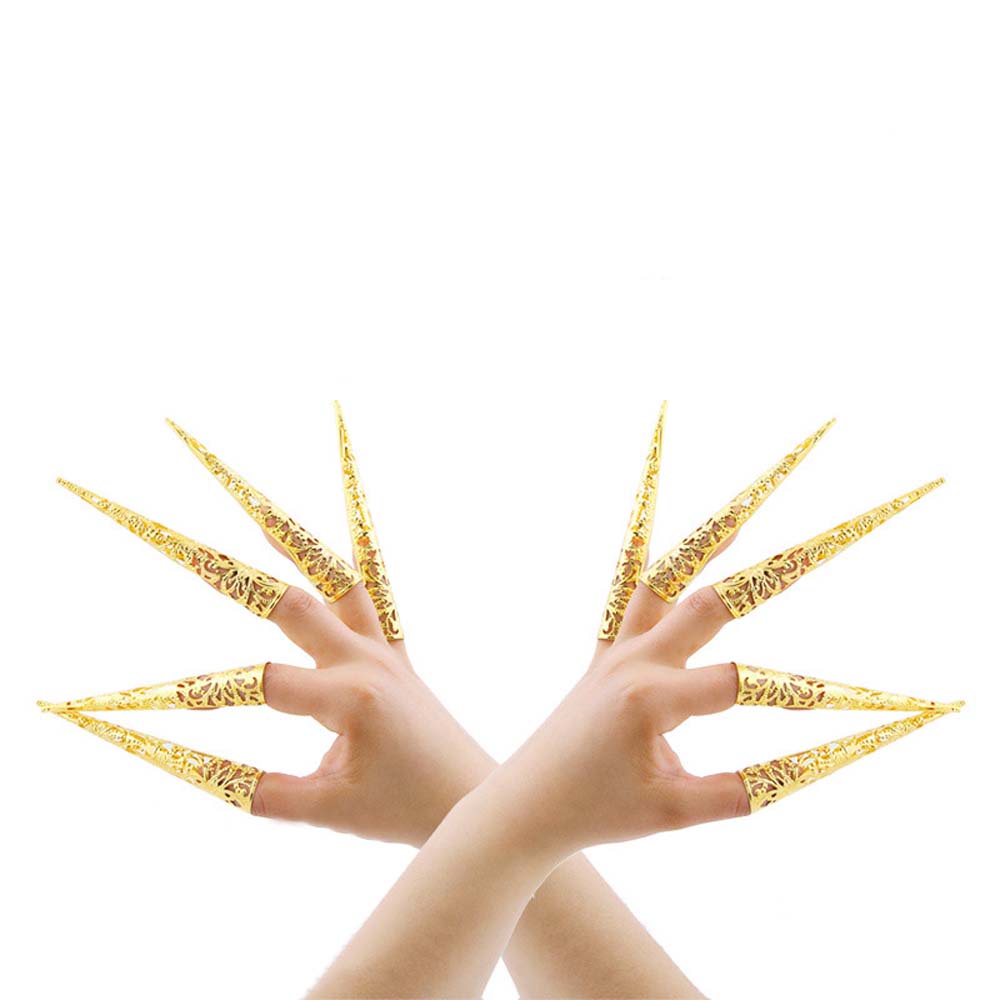 Epoch Set 5 Nhẫn Đeo Ngón Tay Phong Cách Trung Hoa Cổ Điển Thời Trang