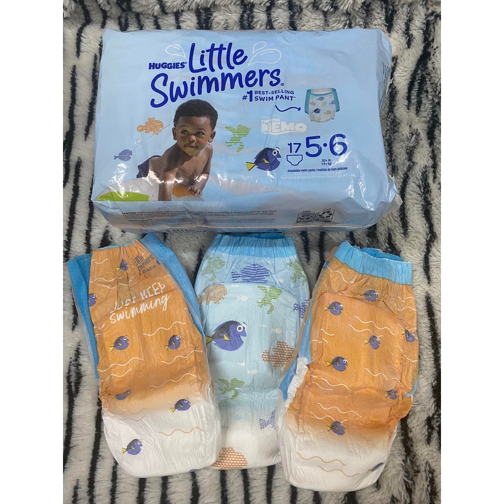 Tã Bỉm quần bơi Huggies Little Swimmers Swim Diapers USA có 3 size S M L cho bé 1 cái.
