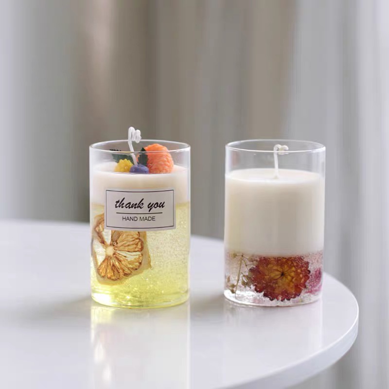 Hũ thủy tinh nắp gỗ có zoang cao 12cm,đường kính 6cm
