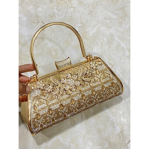 TÚI XÁCH DỰ TIỆC HOA VĂN SANG CHẢNH