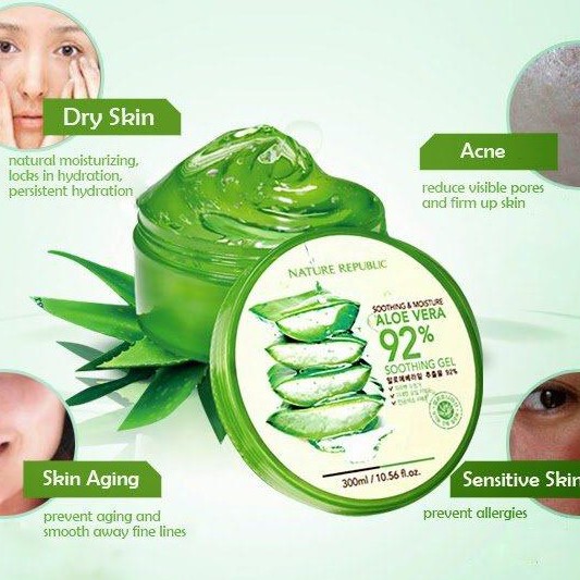 Gel Dưỡng Da Nha Đam Nature Republic Aloe Vera 92%