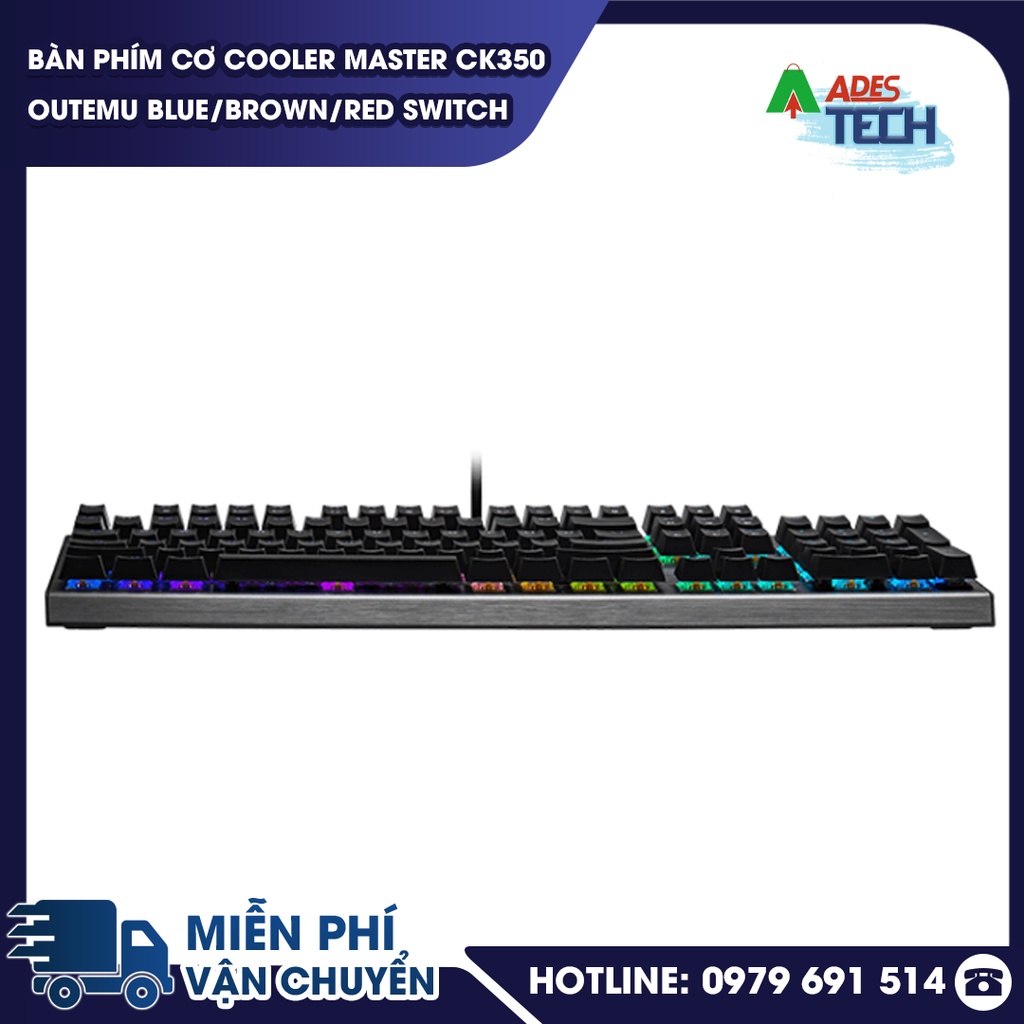 Bàn Phím Cơ Cooler Master CK350 Outemu Blue/Brown/Red Switch
