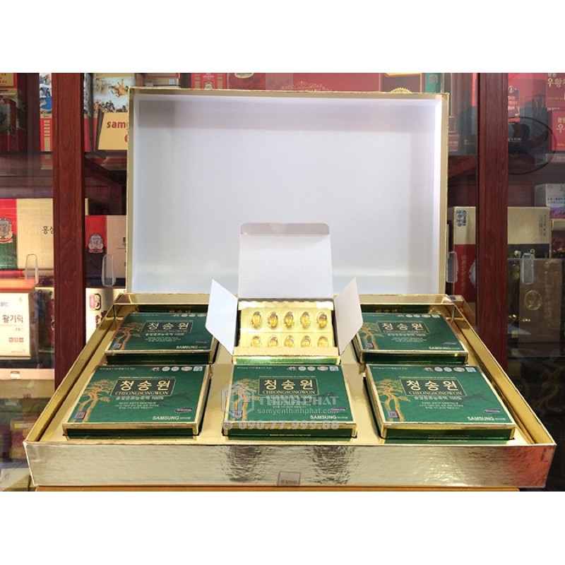 [HÀNG MỚI VỀ] VIÊN UỐNG THÔNG ĐỎ CHEOSONGWON HÀN QUỐC 180V, Hộp Xanh | BigBuy360 - bigbuy360.vn