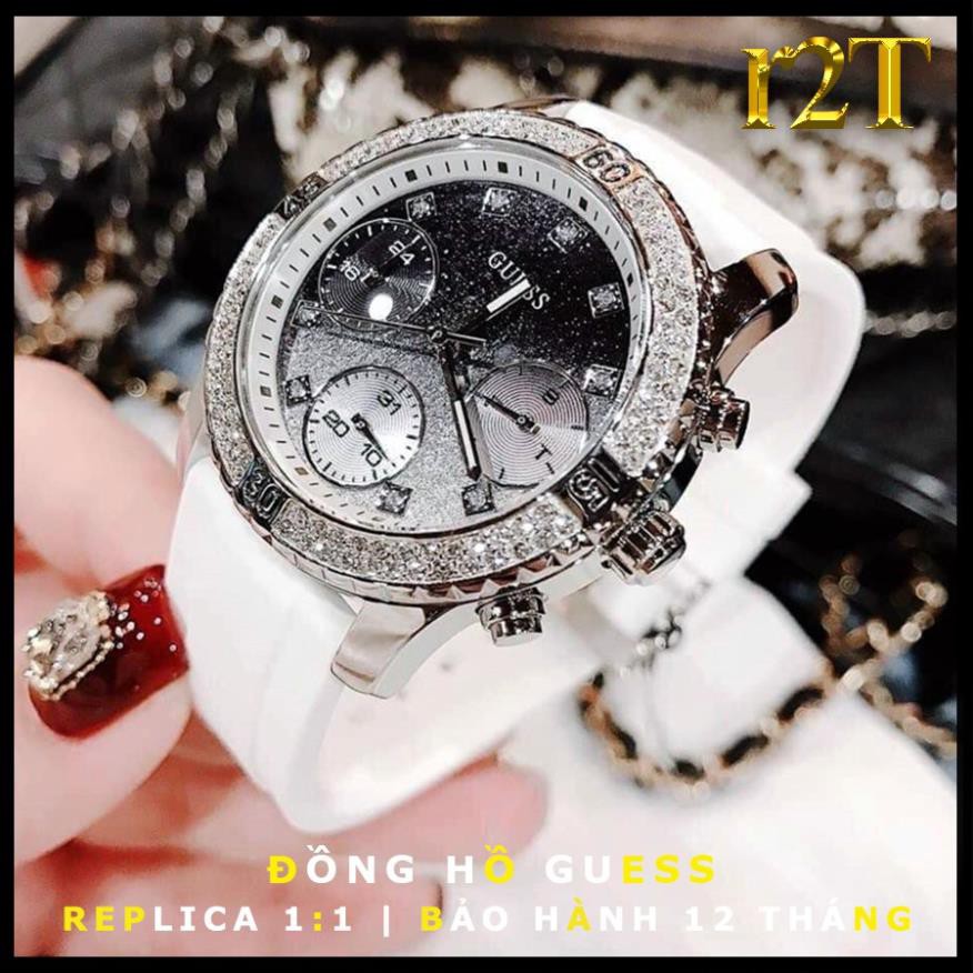 Đồng Hồ Nữ Đeo Tay Đính Đá Thời Trang Sang Trọng Đồng Hồ GUESS Dây Cao Su Cao Cấp Chống Nước - LUTOS Việt Nam