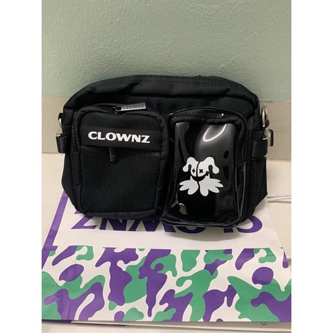 Túi đeo chéo Clownz v4 nam nữ unisex, cặp đeo vai vải canvas đi học, đi chơi, du lịch sành điệu vải đẹp