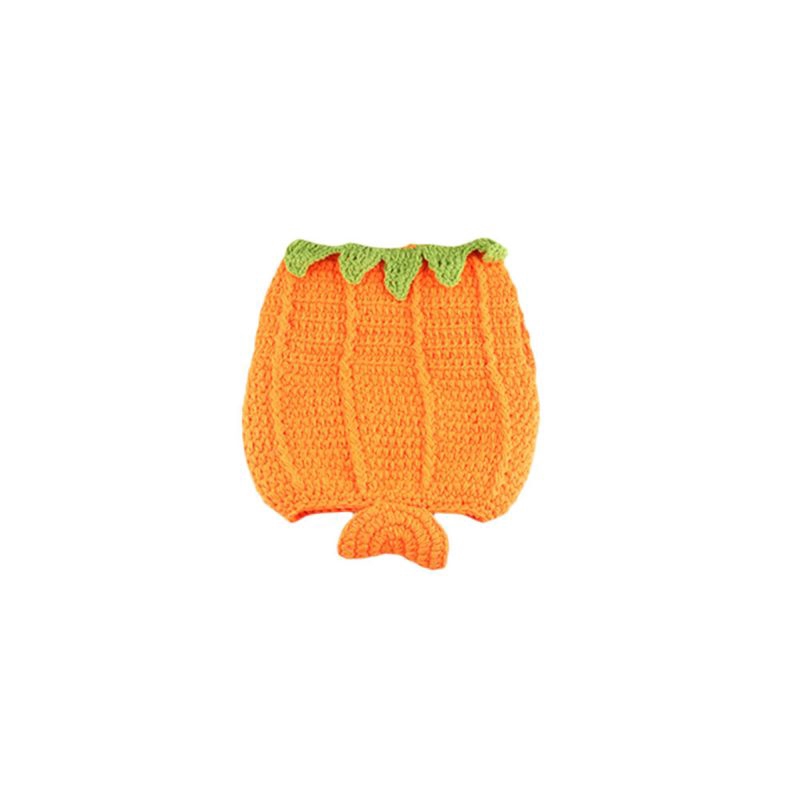 Mary☆Baby Crochet Photography Props Newborn Photo Pumpkin Costumes Infant Clothing