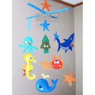 TREO NÔI CHO BÉ YÊU HANDMADE VẢI NỈ 045 - KHUNG TREO NÔI - ĐỒ TREO NÔI