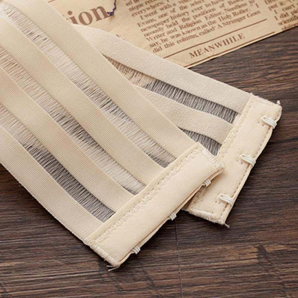 Dây đai nới rộng áo ngực co giãn chống trượt màu trơn có 4 hàng 3 móc khóa điều chỉnh được dành cho loại áo ngực ẩn