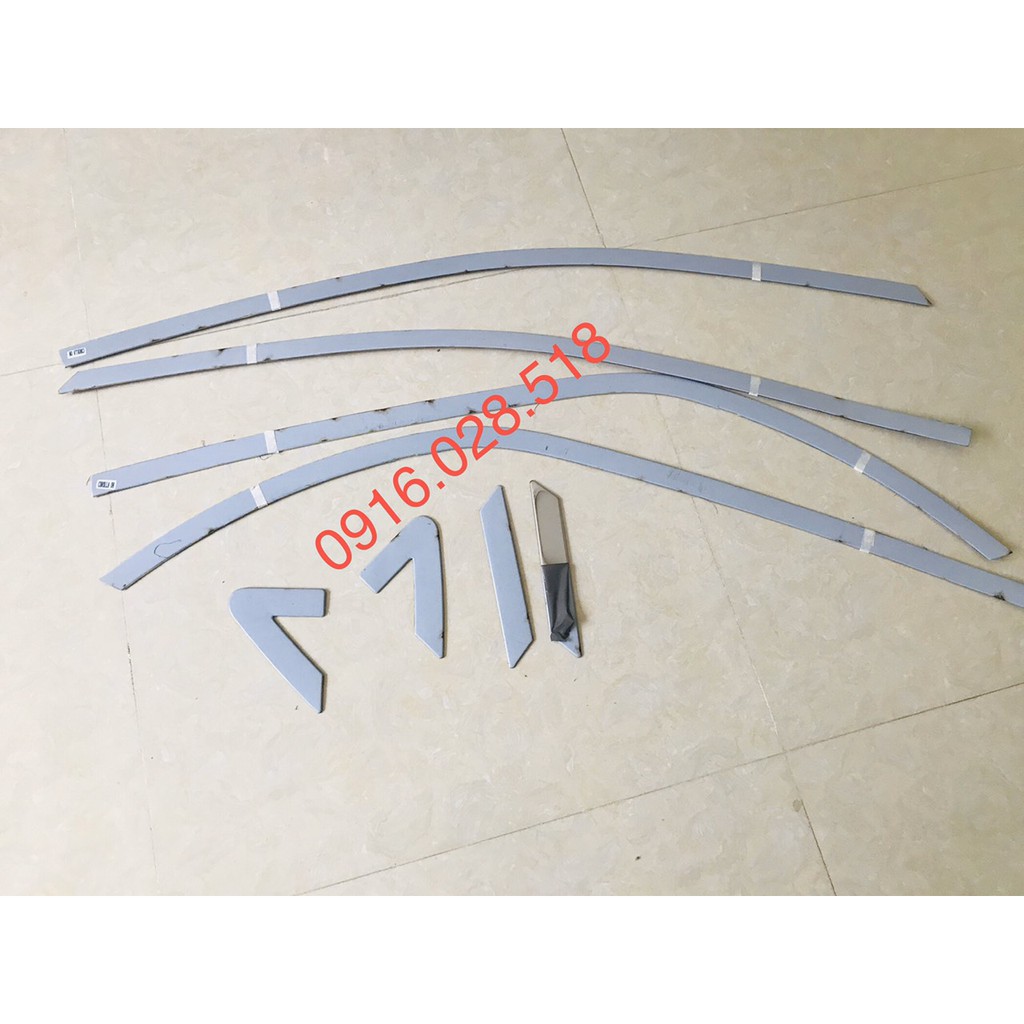 Cong kính Altis 2008-2010-2013 Nẹp viền cong kính INOX, Ốp viền cửa kính xe ô tô