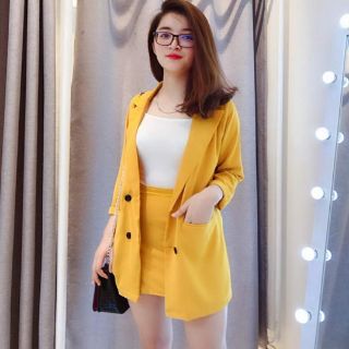Set vest giả váy