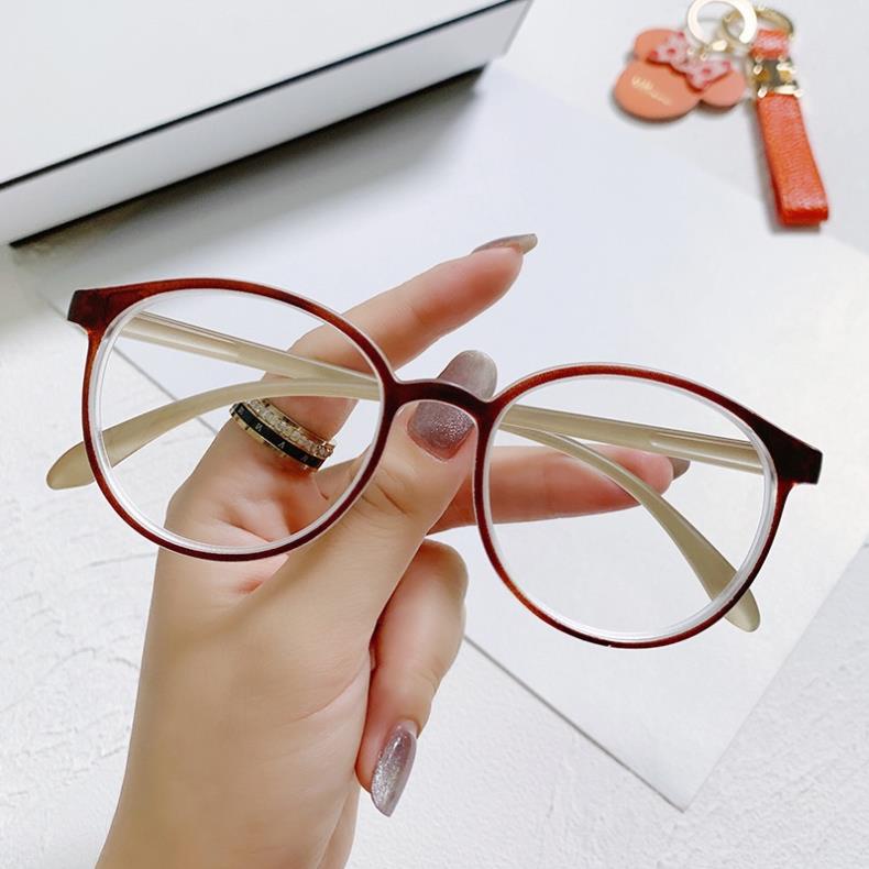 Kính giả cận mắt tròn thời trang học sinh nam nữ D102