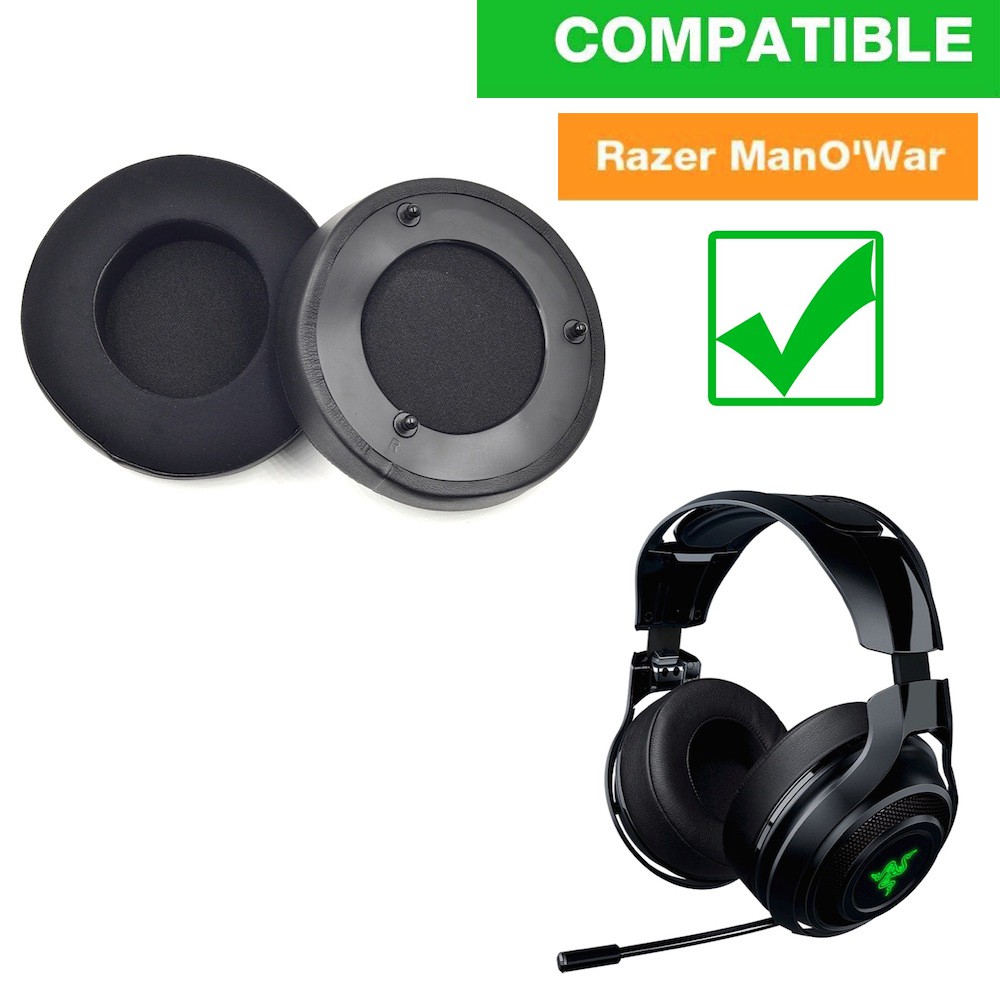 Cooling Gel-Infused Earpad for Razer ManO'War Headphones/Overwatch Tournament Edition Headphone