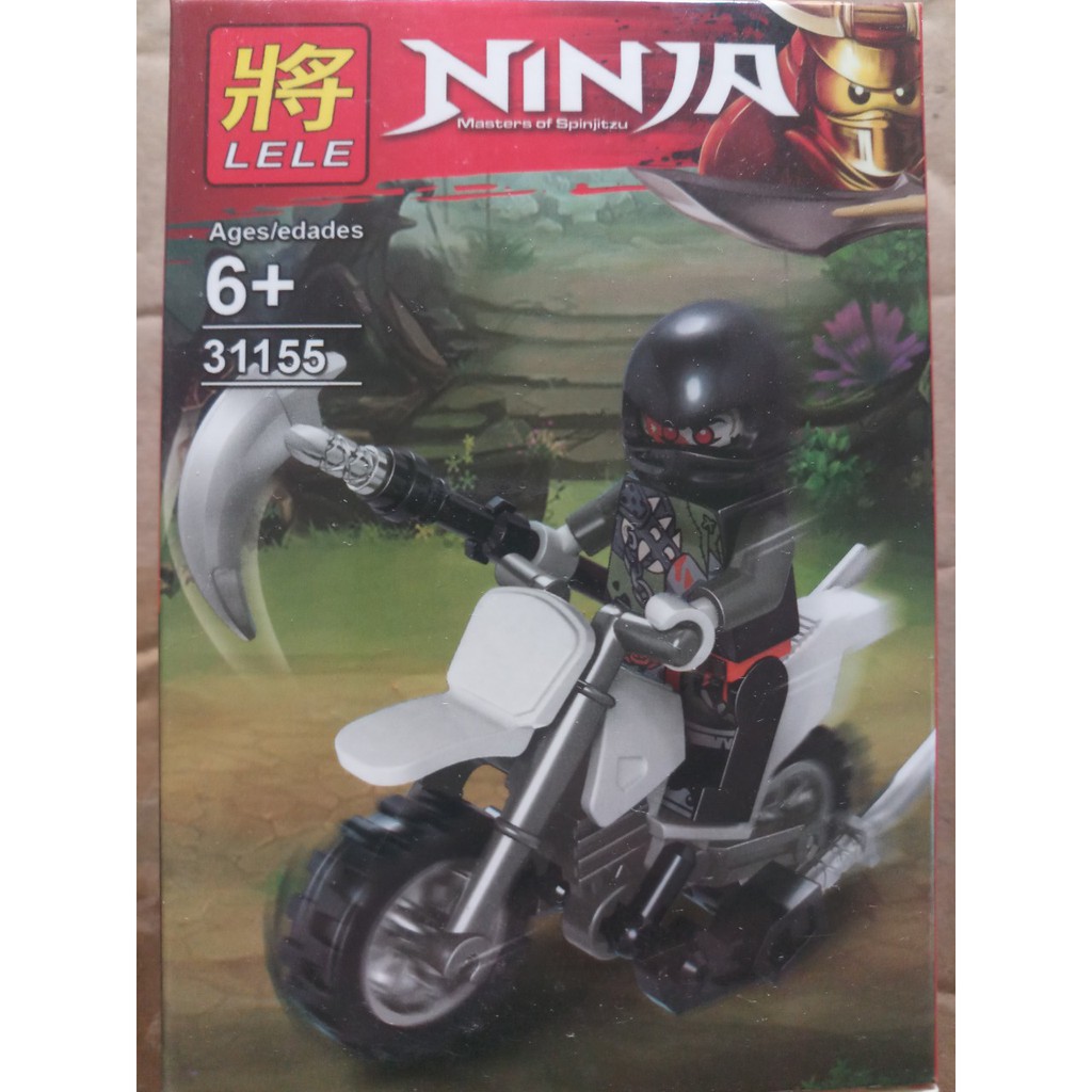 Đồ chơi lắp ráp xếp hình logo ninjago ninja nya Lele 31030 army lính duo le pin dlp30203.