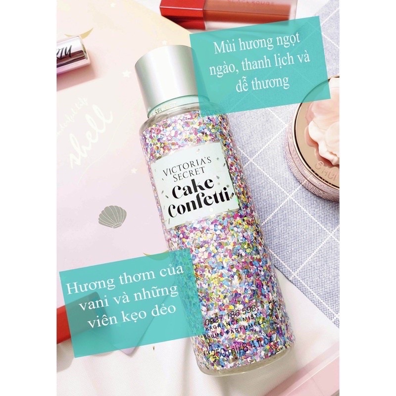 Xịt Toàn Thân Vic 250ml -Xịt Thơm Body Mist Hương Nước Hoa ngẫu nhiên