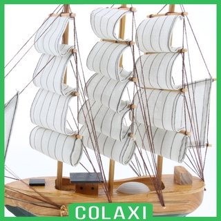 Mô Hình Thuyền Buồm Bằng Gỗ 30cm Dùng Để Trang Trí Nhà Cửa
