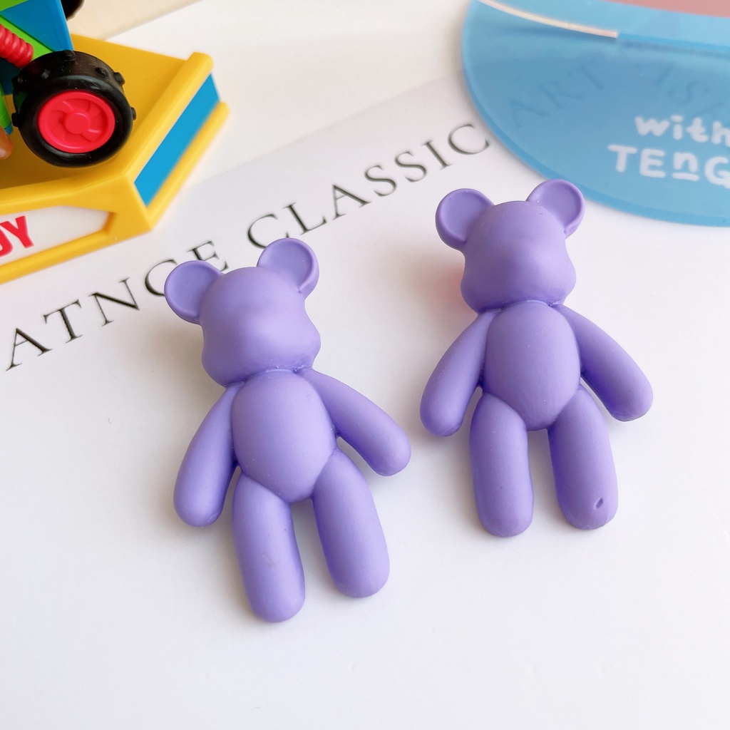 [Macaron Bear] 1 Phụ Kiện Trang Trí Giày Dép crocs jibbitz diy