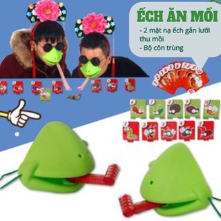 Mặt nạ ếch ❤️FREESHIP❤️Đồ chơi Ếch tham lam,nhặt nhạnh, sáng tạo- trò chơi giải trí A105
