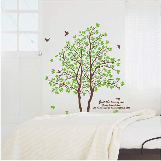 Decal trang trí Cây xanh ( làm được nhiều mẫu )