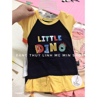 Bộ Minky mom cộc tay mông cong cho bé