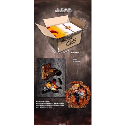 Mô hình Demon Slayer Resin Chính Hãng - Regoku Kyojuro G5 Studio - Kimetsu No Yaiba