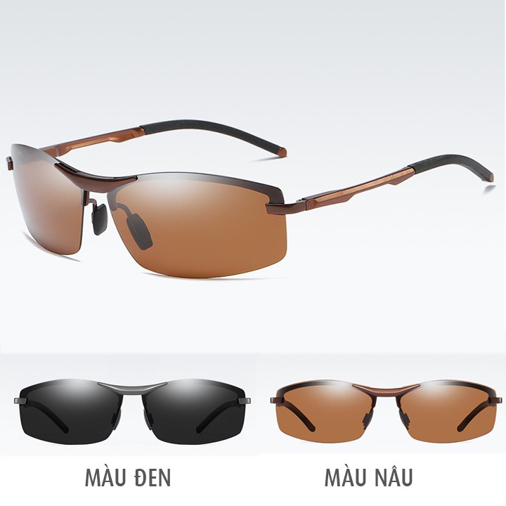 Mắt kính phân cực polarized chống chói, chống tia UV, kính mát nam - Mã số: MK1909