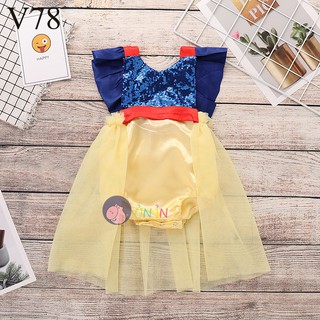 V78 - Váy Công Chúa Bạch Tuyết