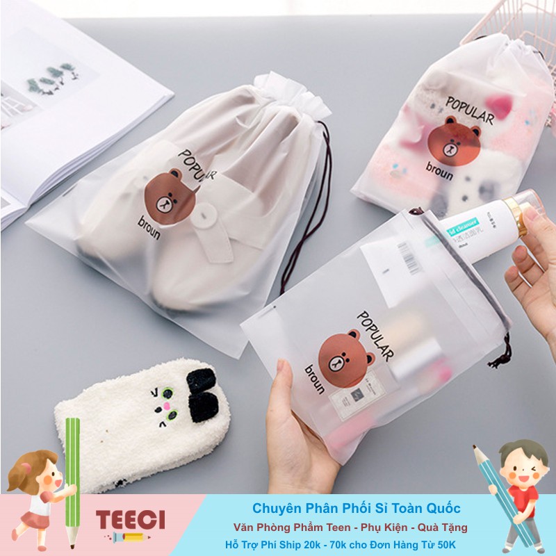 Túi Dây Rút Chống Nước Bear Đựng Đồ Cá Nhân - T049-T051