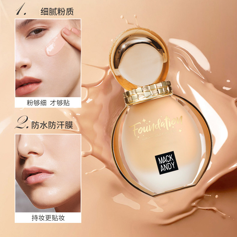 [Hàng mới về] Kem nền che khuyết điểm MACK ANDY dạng lỏng tinh chất tự nhiên  Nội Địa Trung | BigBuy360 - bigbuy360.vn